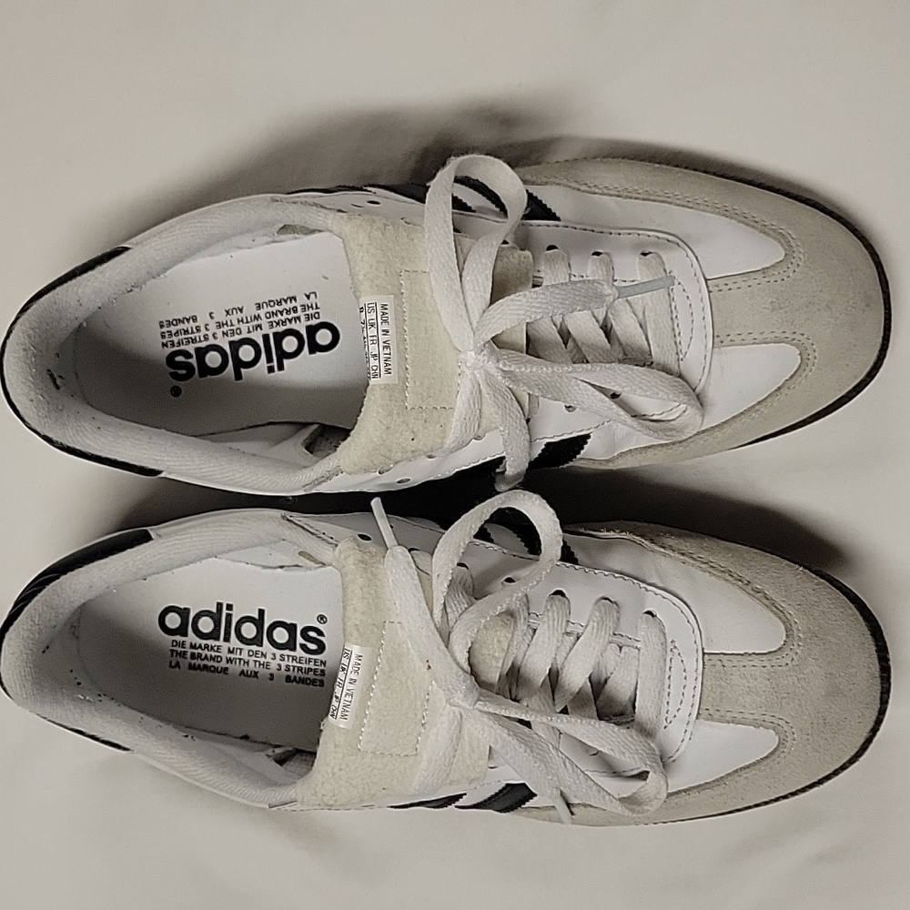 Adidas Classic White and Black Sambas - Picture 2 of 5